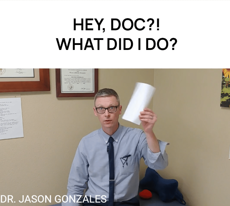 Hey, Doc?! What Did I Do?