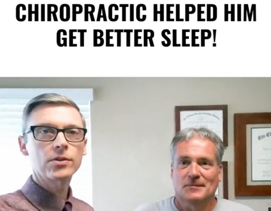 Chiropractic Helped Him Get Better Sleep!